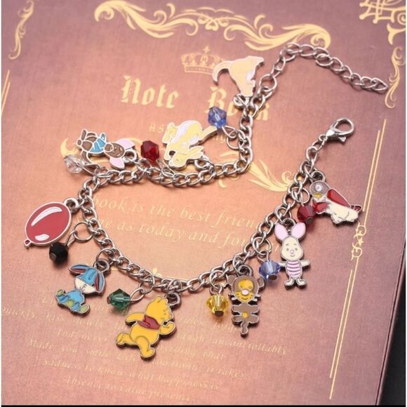 Disney Winnie the Pooh Charm Bracelet - Silver and Multicolor Charms - Picture 6 of 6